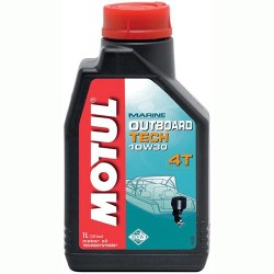 Мотор/масло Motul Outboard 4Т 10W30 Tech, 1 литр